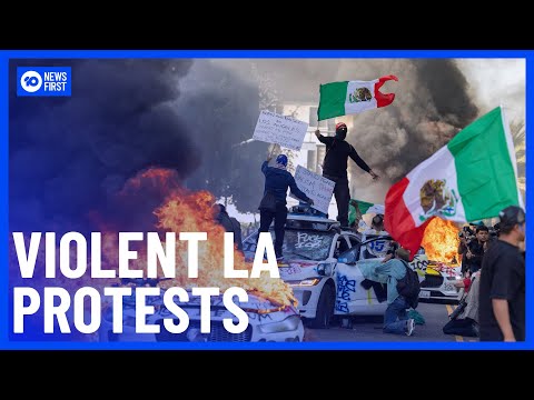 Los Angeles Protests Continue Following Trump’s Crackdown On Illegal Immigrants | 10 News First