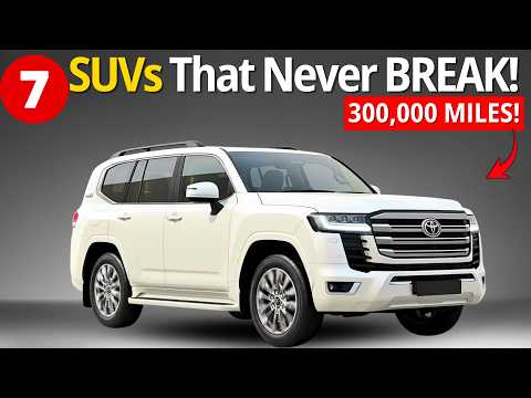 7 MOST RELIABLE SUVs That LAST 300,000 Miles - The #1 Will SHOCK You!