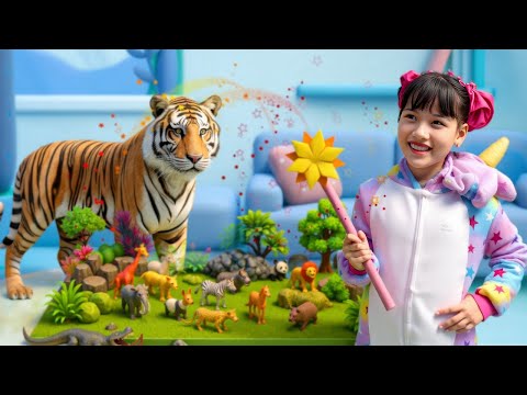 Sao Trong Nhà Vy Vy Lại Có Những Người Bạn Kỳ Lạ?? Bạn Biết Tên Động Vật Nào???