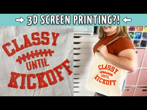 😱NEW TWIST on Screen Printing with Cricut and Vinyl Tutorial 👀 Speedball Puff Cricut Screen Printing
