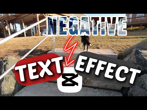How To Create A Negative Text Effect In CapCut PC (Invert Colors Tutorial)
