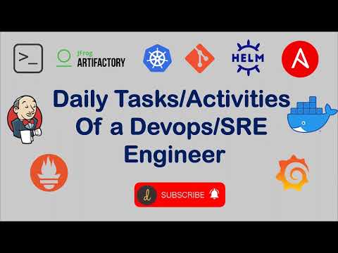 Daily Activities Of a Devops/SRE Engineer  | Daily Tasks Of a Devops/SRE Engineer  | 1