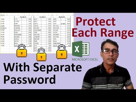 How To Lock Individual Cells range and Protect Sheets In Excel in hindi