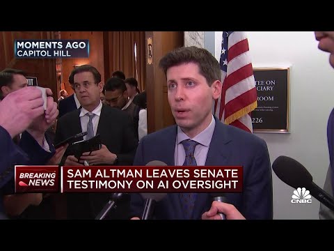 ChatGPT creator Sam Altman reflects on the Senate's A.I. regulatory hearing