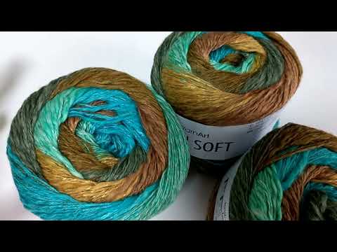 FINISHED PRODUCT🧶💥LINEN SOFT NEW from YarnArt.