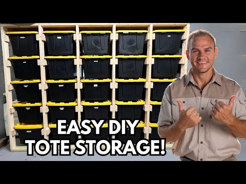 DIY Tote Storage: Step By Step Guide For Floating Bins