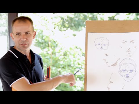 Portrait Drawing: Shadows, Volume, Proportions / Master Class by Alexander Ryzhkin / Children's W...