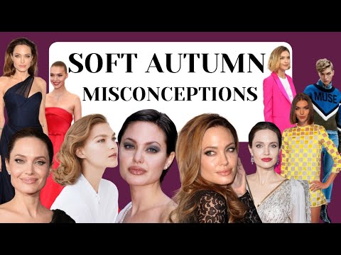 SOFT AUTUMN MISCONCEPTIONS AND ANGELINA JOLIE COLOR PALETTE