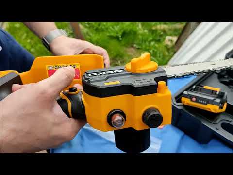 Мини пила ДЕКО, аккумуляторная.