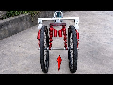 This Brilliant Idea Deserves a Patent! A Super-Powerful 3-Wheel Bicycle