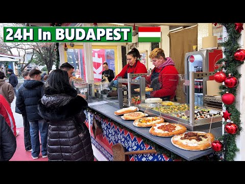 24H In Budapest - Hungarian Goulash & Christmas Market Street Food!