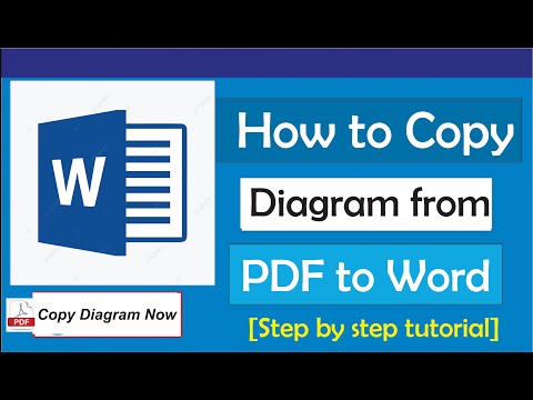 How To Copy A Diagram From Pdf To Word