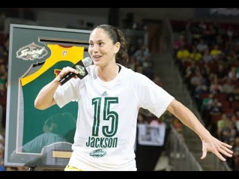 Sue Bird's emotional speech  | Lauren Jackson's jersey retirement ceremony