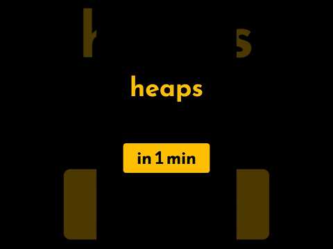 Heaps in 1 min | #geekific #heap #in1min