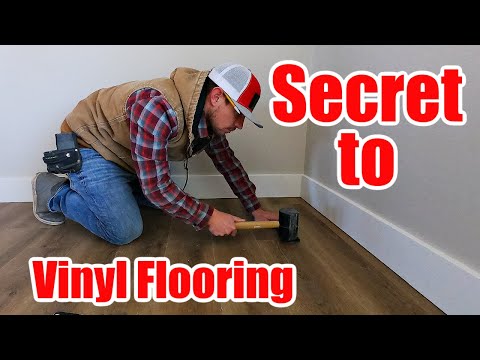 How To Lay Vinyl Flooring With Base Boards ON