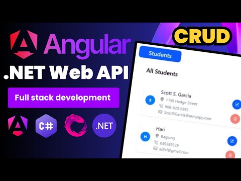 Angular + ASP.NET Core Web API CRUD Guide