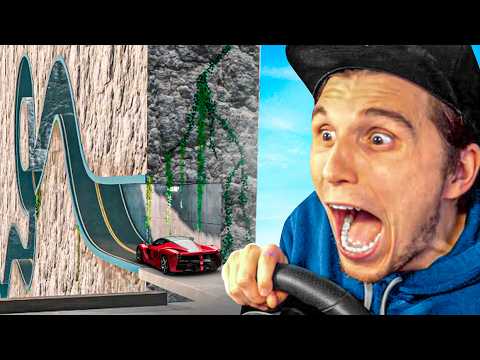 Welches Auto kommt durch diese 7 KRANKEN TUNNEL? | BeamNG