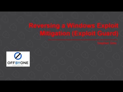 Reversing a Windows Exploit Mitigation (Exploit Guard)