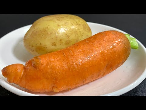 土豆胡萝卜是绝配，教你一个神仙吃法，一星期吃八次都不腻，真下饭#美食製作 #美食 #美食教程