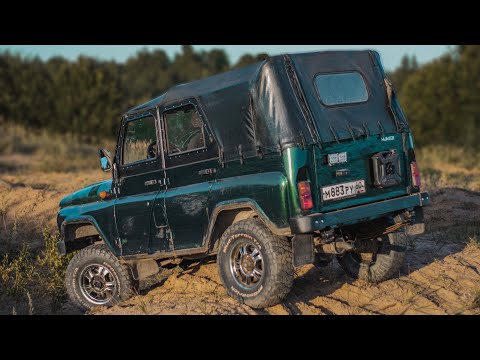 Сделал из УАЗ Хантер КАБРИОЛЕТ со стеклопластиковым задним бортом | Силовой задний бампер