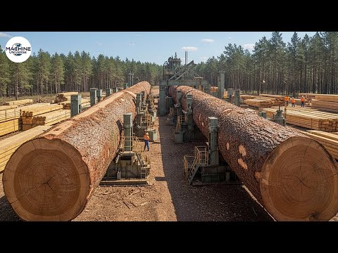 Inside America's Largest Sawmills: Processing 15 Million Boards Daily