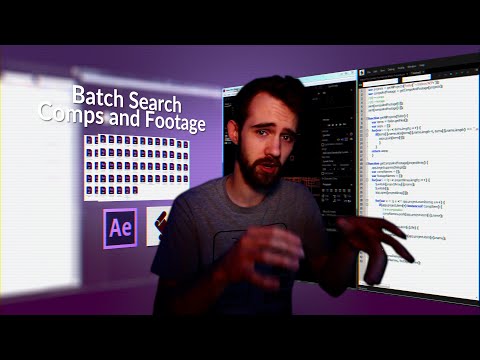 Adobe Scripting Tutorial: Batch Search Comps and Footage
