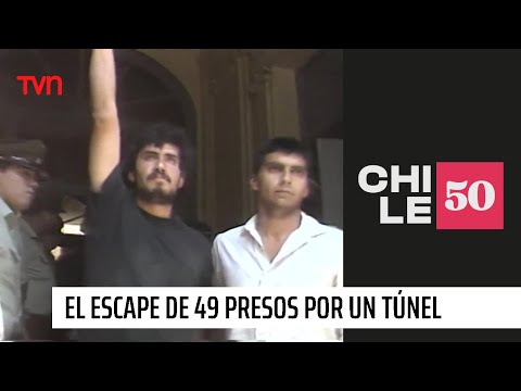 El escape de 49 presos por un túnel en calle Balmaceda | #Chile50