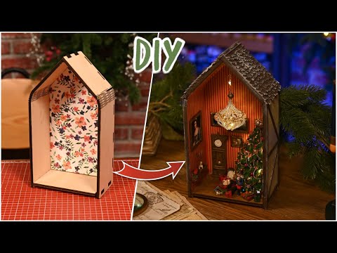 DIY the Nutcracker miniature room! / Making a Xmas decoration using what you have on hand