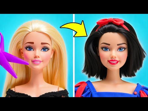 👑 Barbie Becomes Snow White! ❄️✨ Magical Princess Transformations You’ll LOVE!
