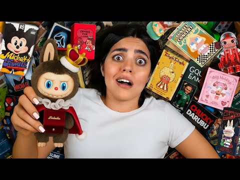 همه بلایند باکس های لبوبویی دنیا رو خریدم تا سیکرت دربیاد🤩