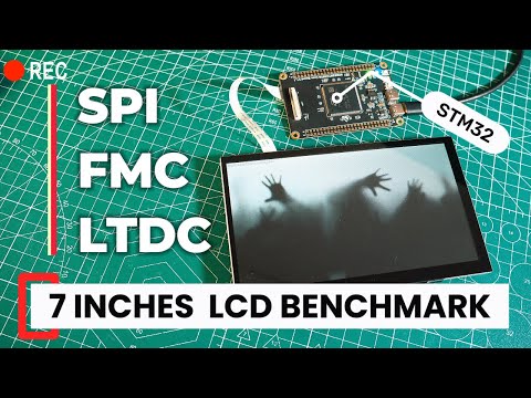 STM32 + 7 Inches LCD Speed Test — SPI vs FMC vs LTDC | Real Performance Comparison | LVGL & TouchGFX