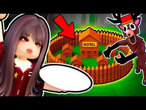 Building a MEGA HOTEL BASE With the NEW Decoration Update In 99 NIGHTS IN THE FOREST! (Roblox)