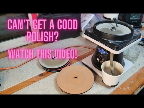 How To Polish Rocks On A Hi-Tech Diamond Flat Lap