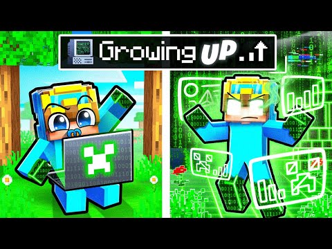 Growing Up as a HACKER in Minecraft!