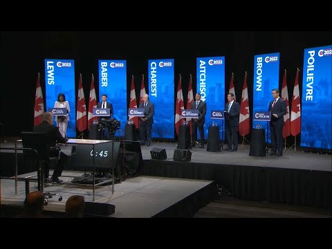 Conservative leadership candidates' English-language debate – May 11, 2022