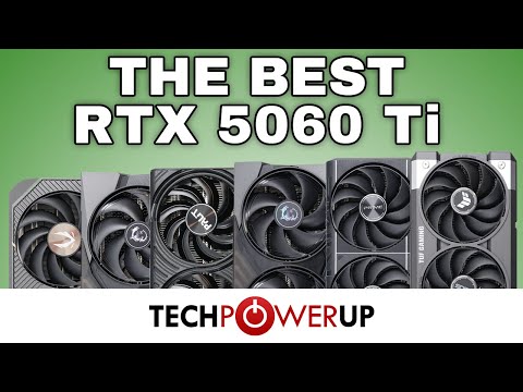 The Best RTX 5060 Ti - 6 Card Review - ASUS, MSI, Palit, Zotac