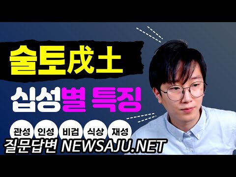 사주팔자에 술토(戌土)가 있을 때 십성별 장점과 단점