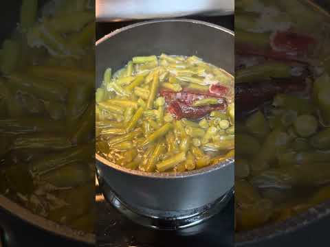 Remember the Fresh Green Beans We Snapped This Morning?