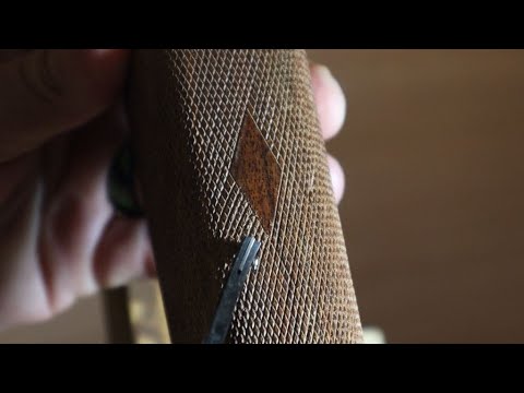 The Finer Points of Checkering A Gun Stock