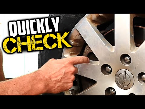 How To quickly Check Your Brake Pads and Rotors - Don't Waste $$ Changing them Too Soon!!