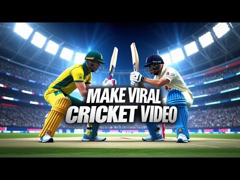 Create AI Animated Video Using Canva | AI Cricket Animation