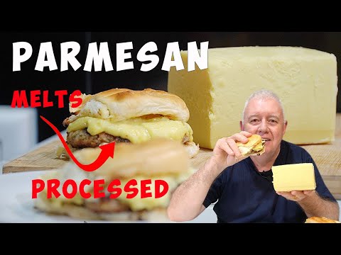 Processed PARMESAN Cheese Creamy, sliceable,  MELTS beautifully TOO!