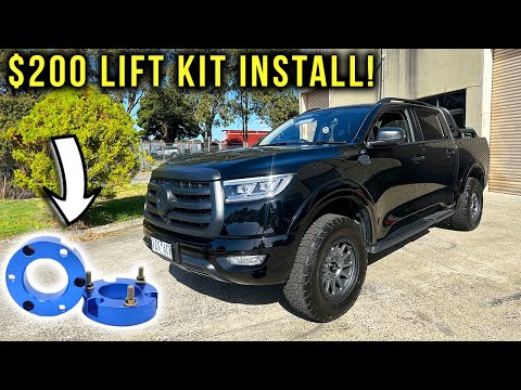 GWM Canon Vanta BUDGET Lift Kit Install + 275/65/18 Tyres