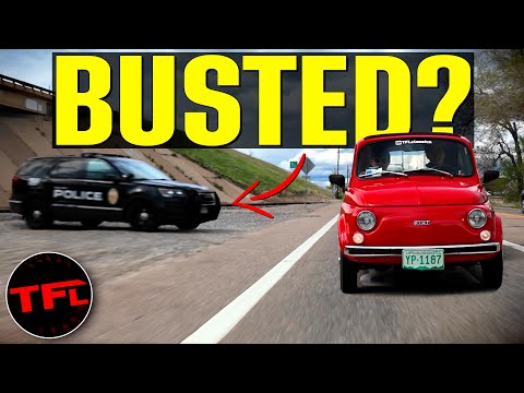We Try To Get a Speeding Ticket In The SLOWEST Car We Own!