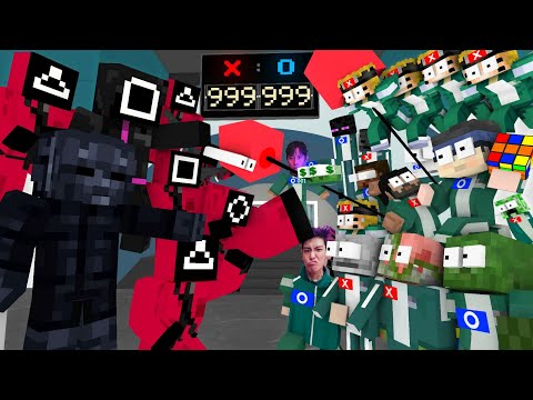 SQUID GAME COMPLETE 3 GAMES CHALLENGE - FULL SEASON - BeeSakai Animation