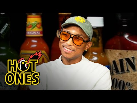 Pharrell Williams Sees the Future While Eating Spicy Wings | Hot Ones