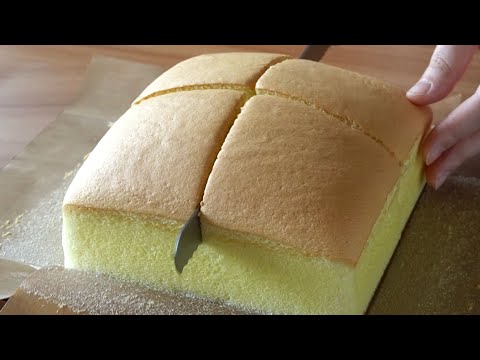 폭신폭신하고 부드러운 대만 카스테라 만들기/ 갈라짐 없이 성공하는 방법