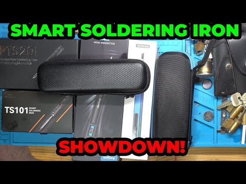 SMART SOLDERING IRON SHOWDOWN AND COMPARISON FNIRSI HS02 ZOYI ZTN1 MINIWARE TS101 PT201 PT200 RONGUA