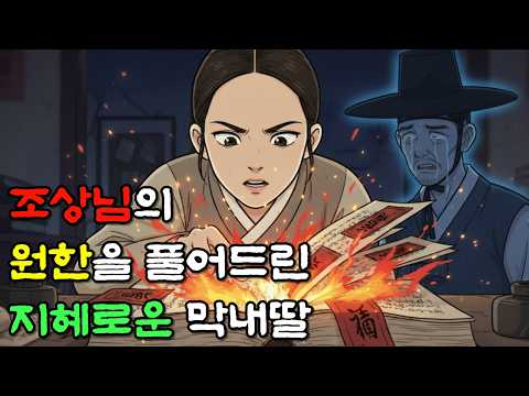 귀신이 보이는 특별한 능력으로 조상님의 원한을 풀어드린 지혜로운 막내딸 | 야담·민담·전설·설화·옛날이야기