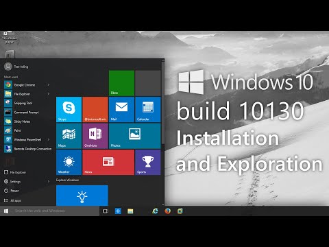Windows 10 build 10130: 10 years later! - Installation and Exploration